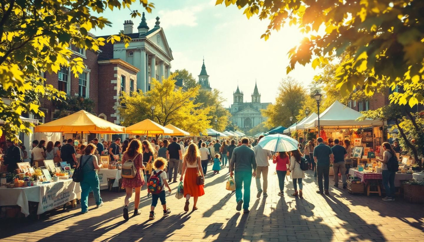 Comment une petite ville célèbre l'art et la nature à travers ses festivals ?